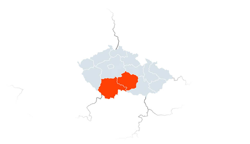 mapa pusobnosti